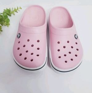 Crocs Unisex CrocBand II Petal Pink Clogs  US SIZE M6 / W8 -NO Straps-